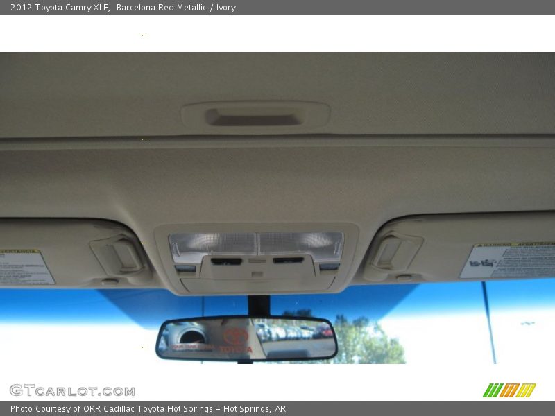 Barcelona Red Metallic / Ivory 2012 Toyota Camry XLE
