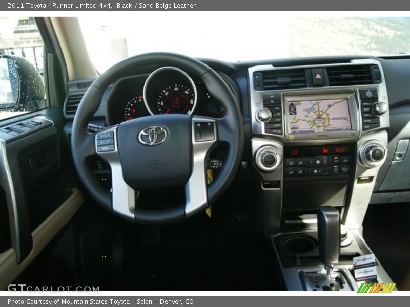 Black / Sand Beige Leather 2011 Toyota 4Runner Limited 4x4
