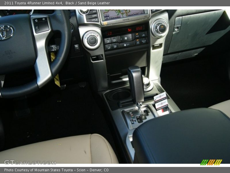 Black / Sand Beige Leather 2011 Toyota 4Runner Limited 4x4