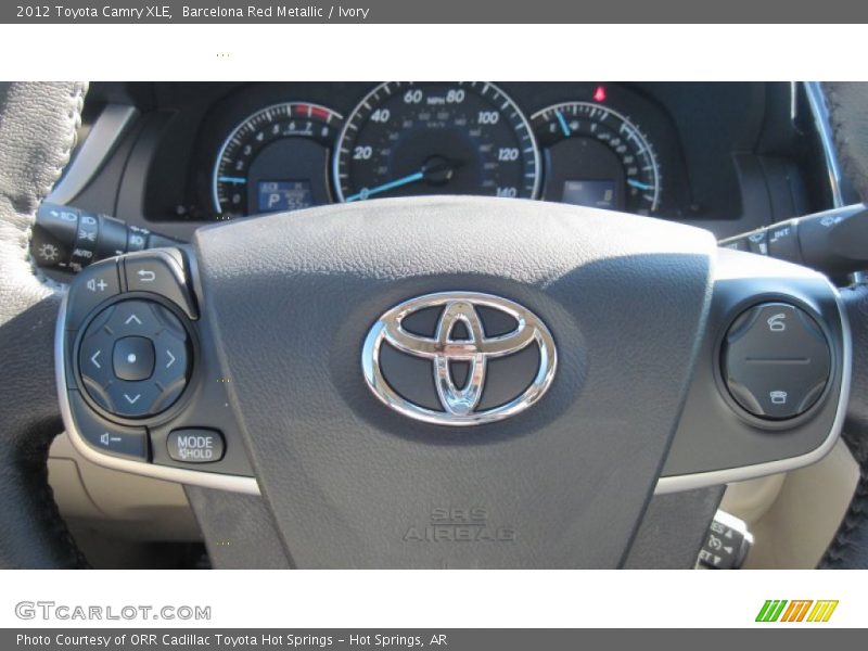 Barcelona Red Metallic / Ivory 2012 Toyota Camry XLE
