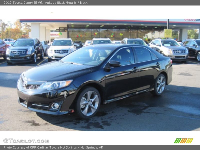 Attitude Black Metallic / Black 2012 Toyota Camry SE V6