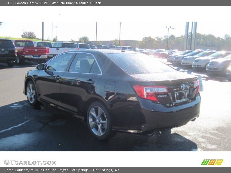 Attitude Black Metallic / Black 2012 Toyota Camry SE V6