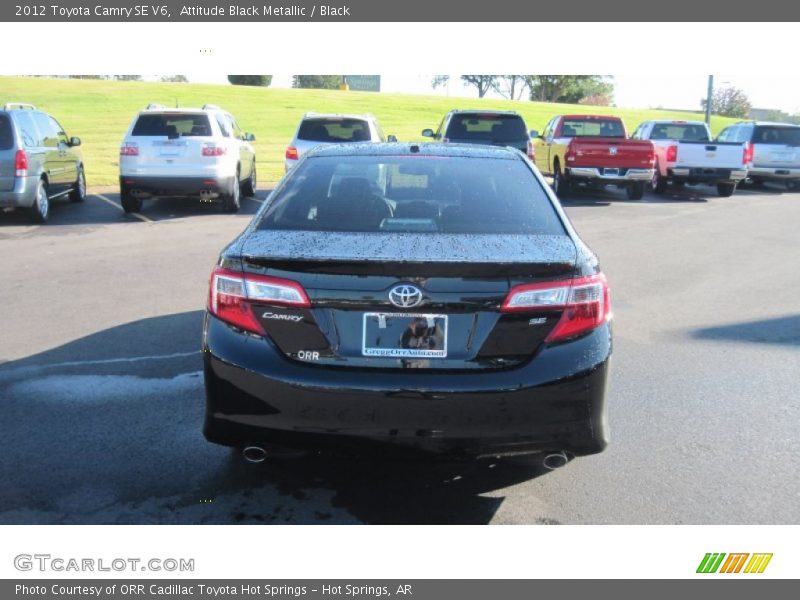 Attitude Black Metallic / Black 2012 Toyota Camry SE V6
