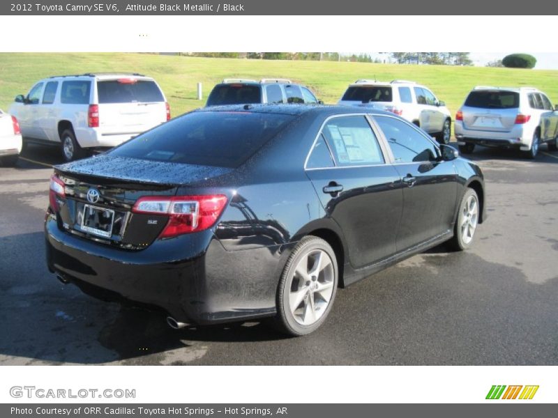 Attitude Black Metallic / Black 2012 Toyota Camry SE V6