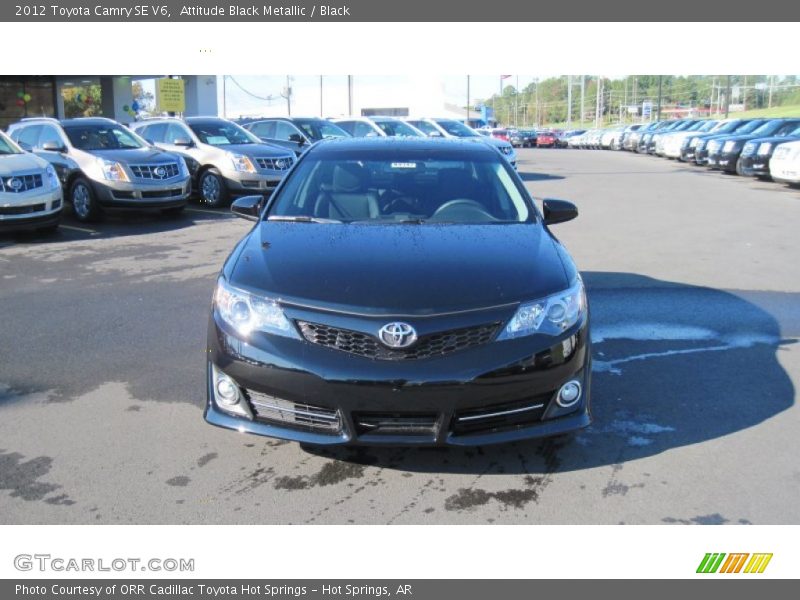 Attitude Black Metallic / Black 2012 Toyota Camry SE V6