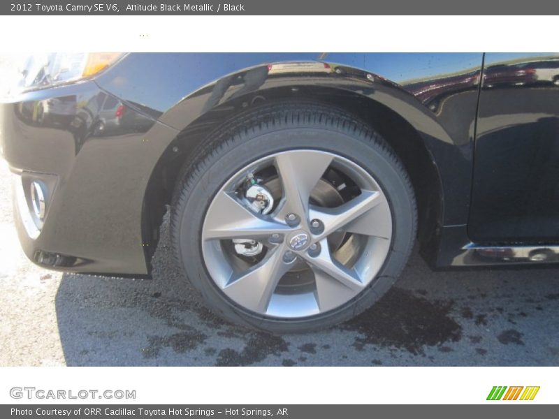 Attitude Black Metallic / Black 2012 Toyota Camry SE V6