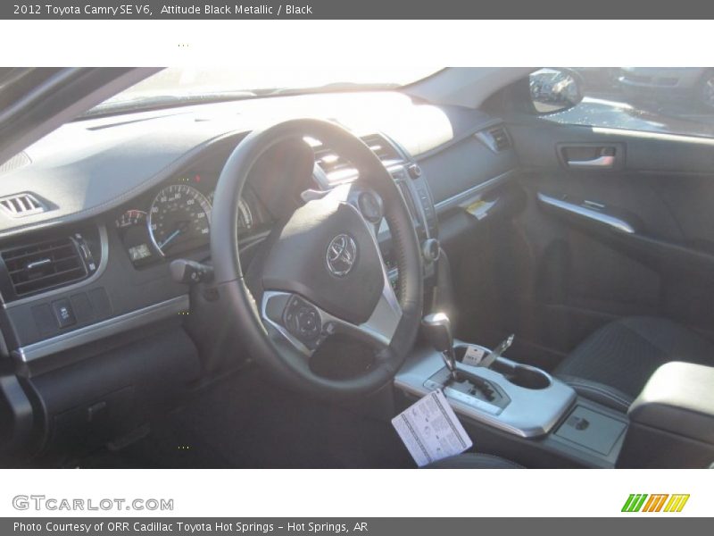 Attitude Black Metallic / Black 2012 Toyota Camry SE V6