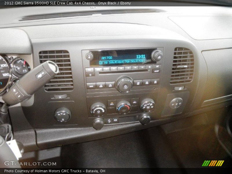 Controls of 2012 Sierra 3500HD SLE Crew Cab 4x4 Chassis