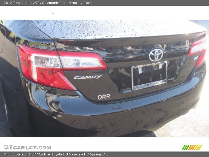 Attitude Black Metallic / Black 2012 Toyota Camry SE V6