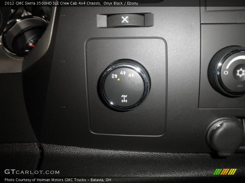 Controls of 2012 Sierra 3500HD SLE Crew Cab 4x4 Chassis