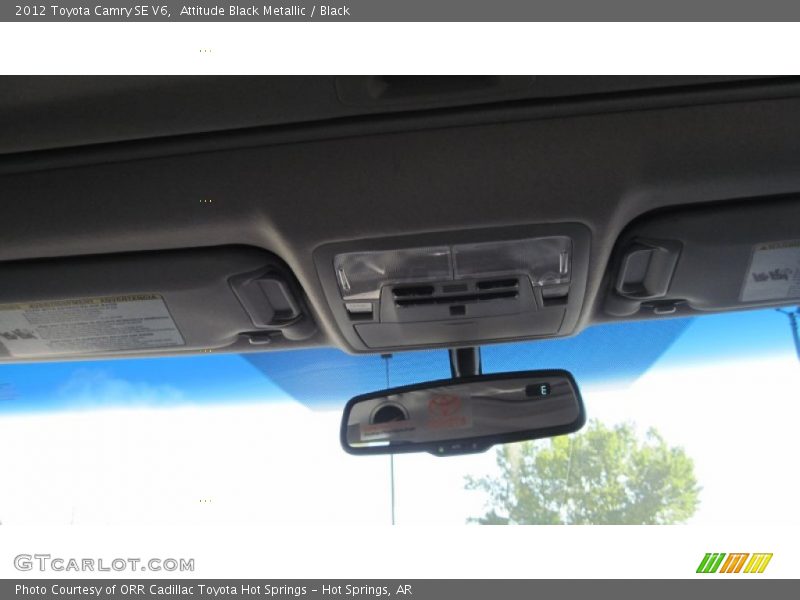 Attitude Black Metallic / Black 2012 Toyota Camry SE V6