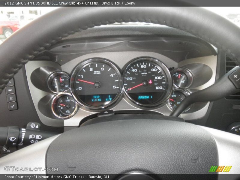  2012 Sierra 3500HD SLE Crew Cab 4x4 Chassis SLE Crew Cab 4x4 Chassis Gauges