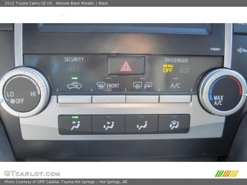 Attitude Black Metallic / Black 2012 Toyota Camry SE V6