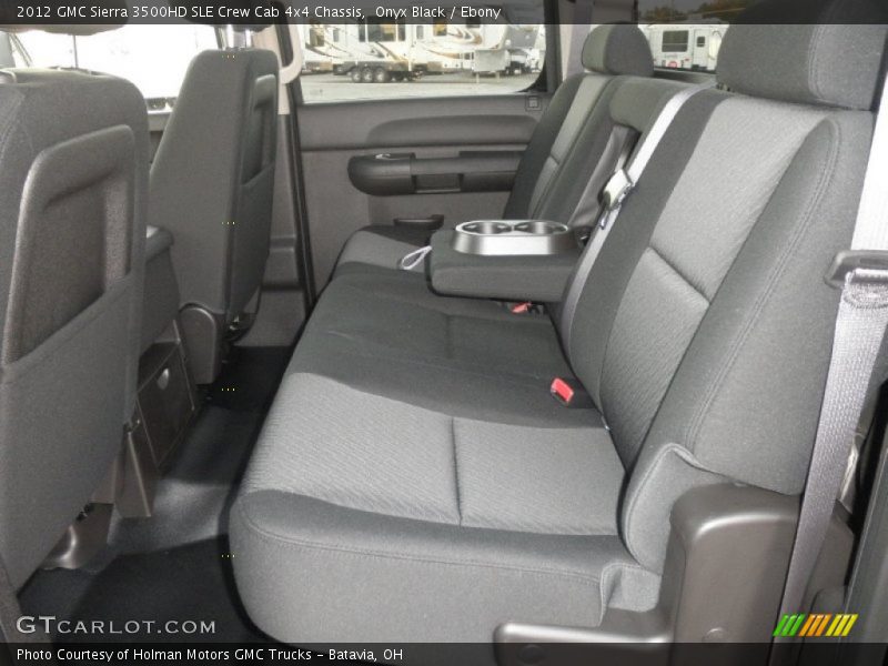  2012 Sierra 3500HD SLE Crew Cab 4x4 Chassis Ebony Interior