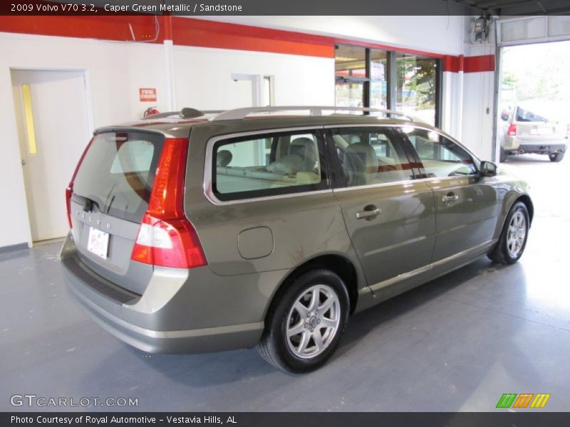 Caper Green Metallic / Sandstone 2009 Volvo V70 3.2