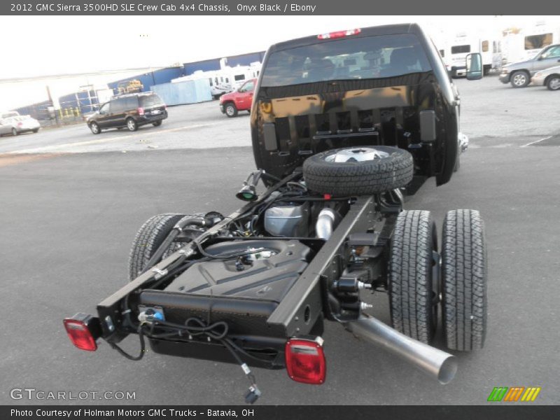  2012 Sierra 3500HD SLE Crew Cab 4x4 Chassis Onyx Black
