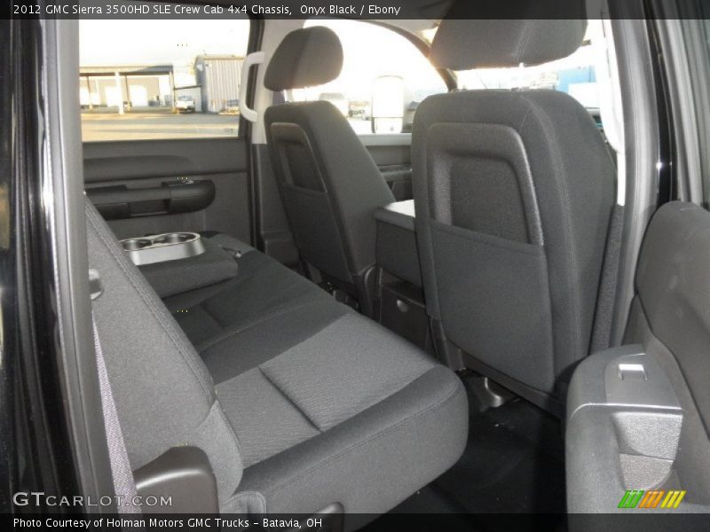  2012 Sierra 3500HD SLE Crew Cab 4x4 Chassis Ebony Interior