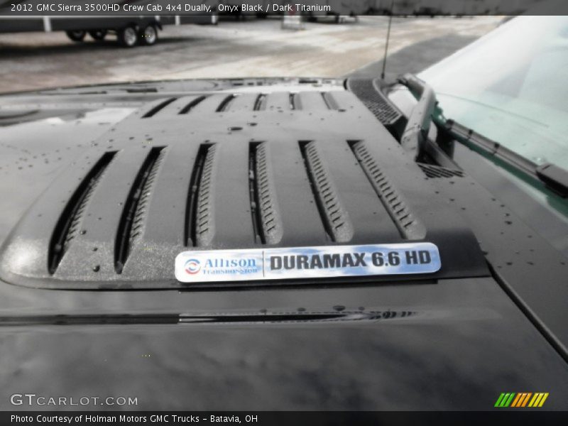 Onyx Black / Dark Titanium 2012 GMC Sierra 3500HD Crew Cab 4x4 Dually