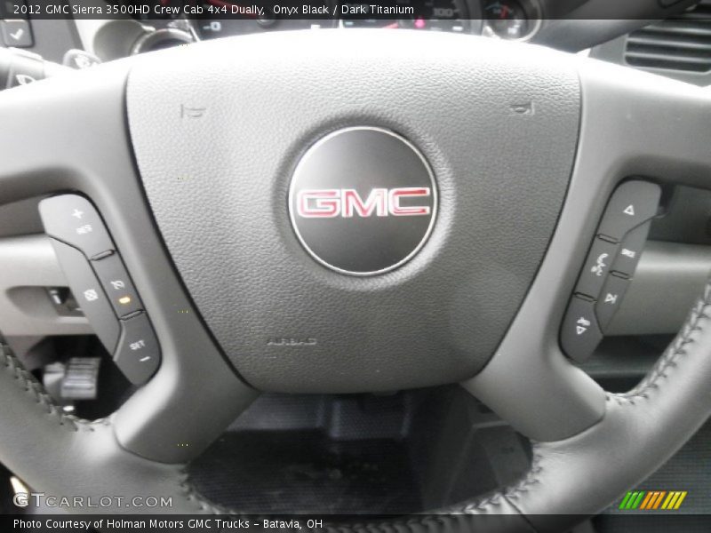 Onyx Black / Dark Titanium 2012 GMC Sierra 3500HD Crew Cab 4x4 Dually