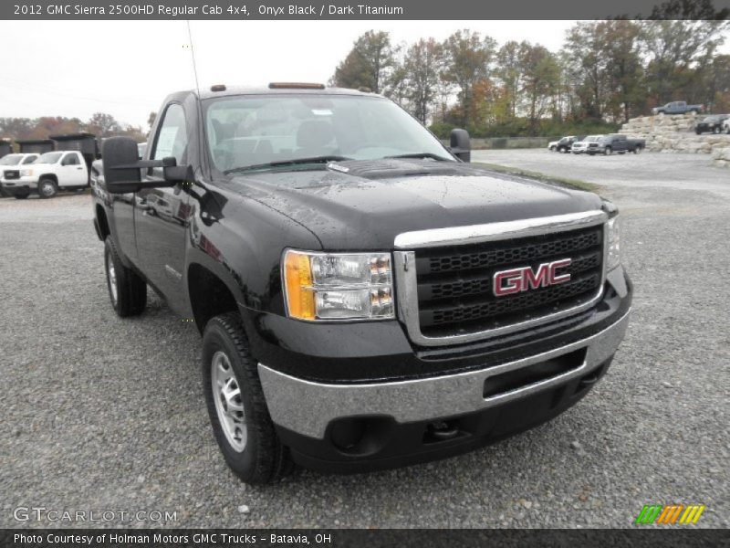 Onyx Black / Dark Titanium 2012 GMC Sierra 2500HD Regular Cab 4x4