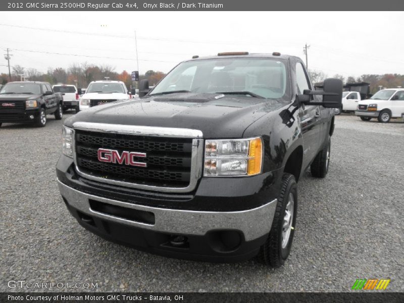 Onyx Black / Dark Titanium 2012 GMC Sierra 2500HD Regular Cab 4x4