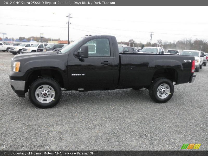  2012 Sierra 2500HD Regular Cab 4x4 Onyx Black