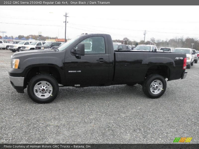  2012 Sierra 2500HD Regular Cab 4x4 Onyx Black