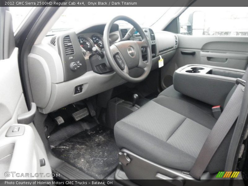 Onyx Black / Dark Titanium 2012 GMC Sierra 2500HD Regular Cab 4x4
