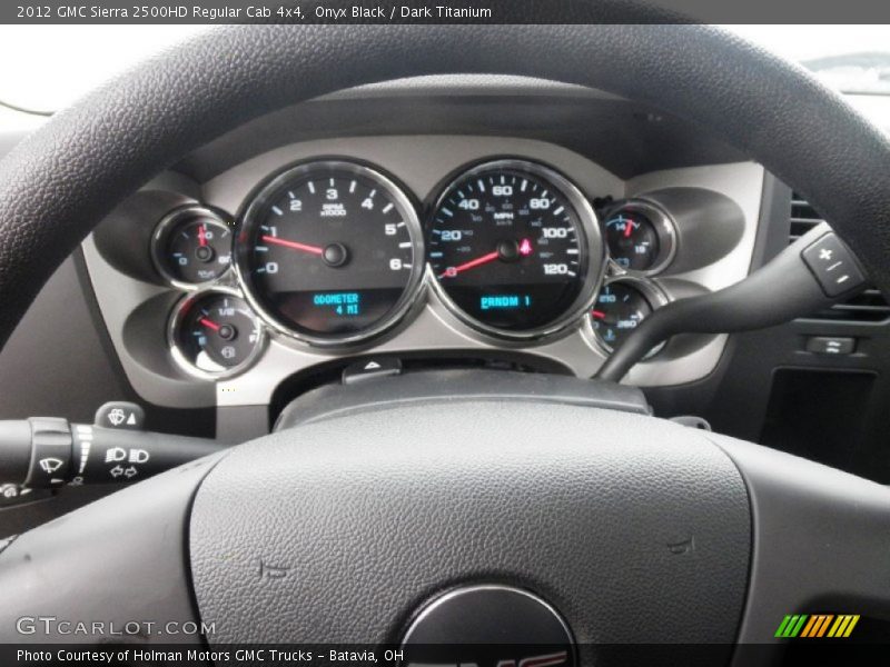Onyx Black / Dark Titanium 2012 GMC Sierra 2500HD Regular Cab 4x4