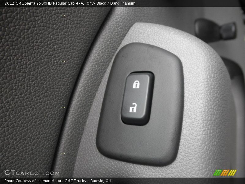 Onyx Black / Dark Titanium 2012 GMC Sierra 2500HD Regular Cab 4x4
