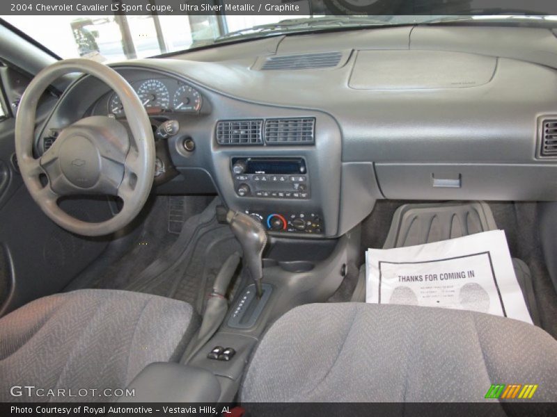 Ultra Silver Metallic / Graphite 2004 Chevrolet Cavalier LS Sport Coupe