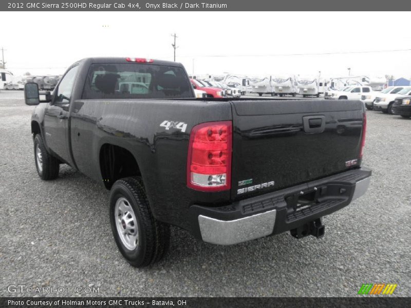 Onyx Black / Dark Titanium 2012 GMC Sierra 2500HD Regular Cab 4x4