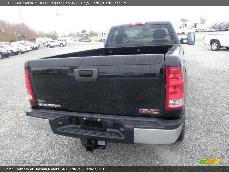 Onyx Black / Dark Titanium 2012 GMC Sierra 2500HD Regular Cab 4x4