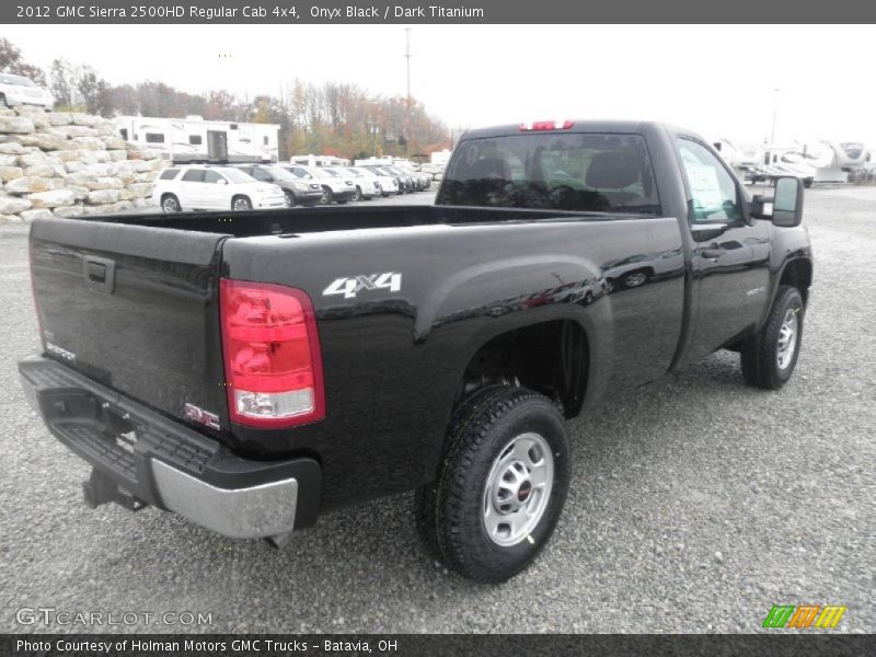  2012 Sierra 2500HD Regular Cab 4x4 Onyx Black