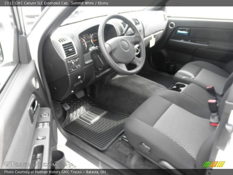 Summit White / Ebony 2012 GMC Canyon SLE Extended Cab