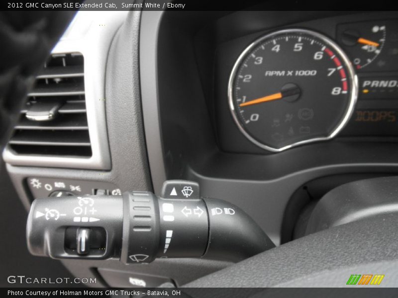 Summit White / Ebony 2012 GMC Canyon SLE Extended Cab