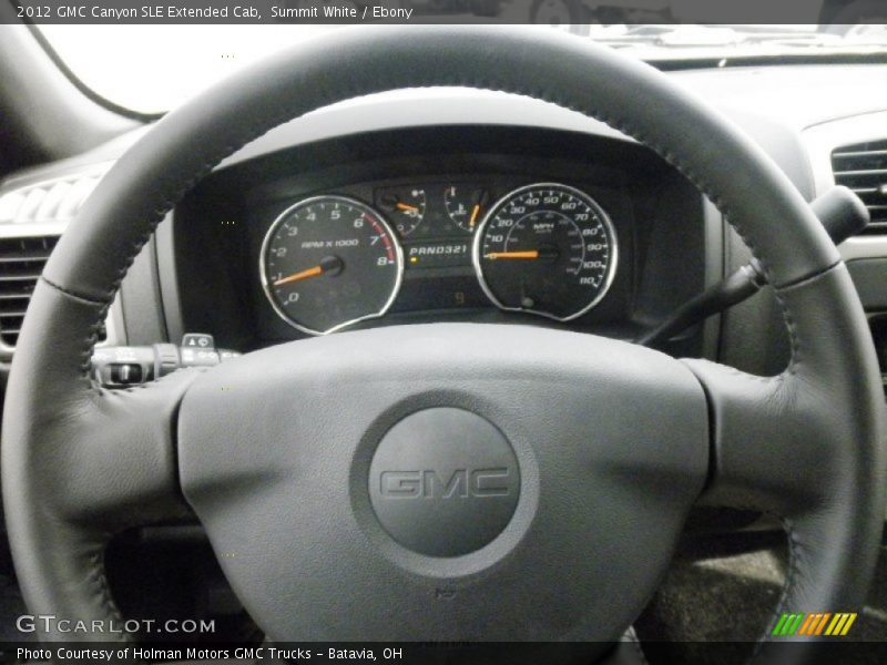 Summit White / Ebony 2012 GMC Canyon SLE Extended Cab