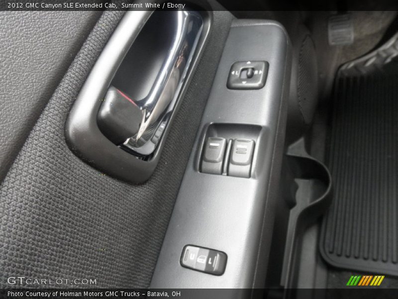 Summit White / Ebony 2012 GMC Canyon SLE Extended Cab