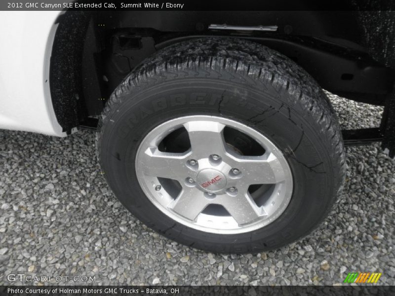 Summit White / Ebony 2012 GMC Canyon SLE Extended Cab