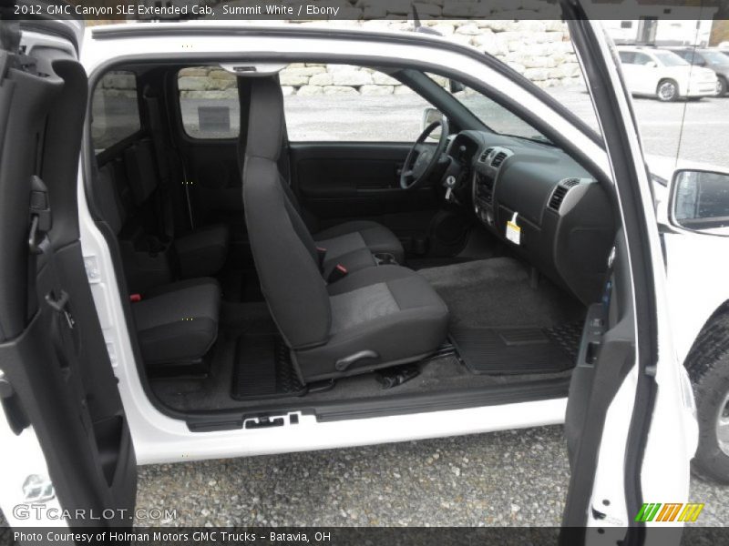 Summit White / Ebony 2012 GMC Canyon SLE Extended Cab