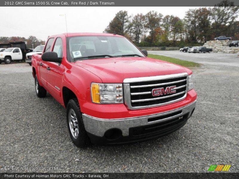 Fire Red / Dark Titanium 2012 GMC Sierra 1500 SL Crew Cab