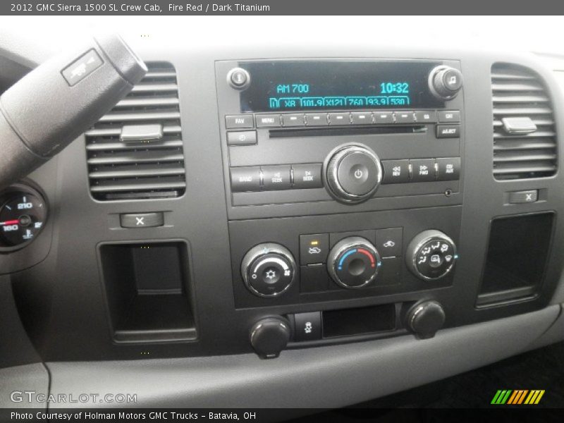 Audio System of 2012 Sierra 1500 SL Crew Cab