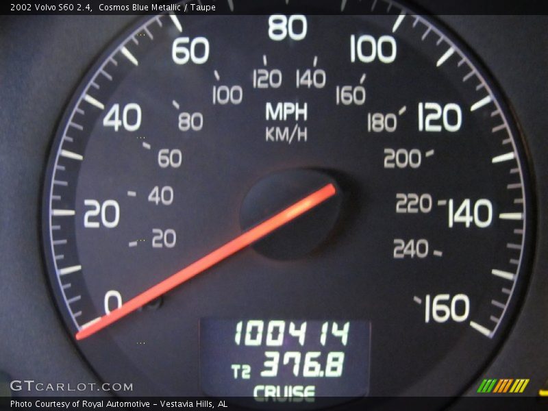 Cosmos Blue Metallic / Taupe 2002 Volvo S60 2.4