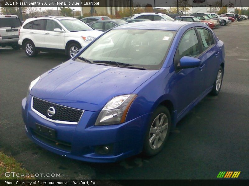 Metallic Blue / Charcoal 2011 Nissan Sentra 2.0 SR