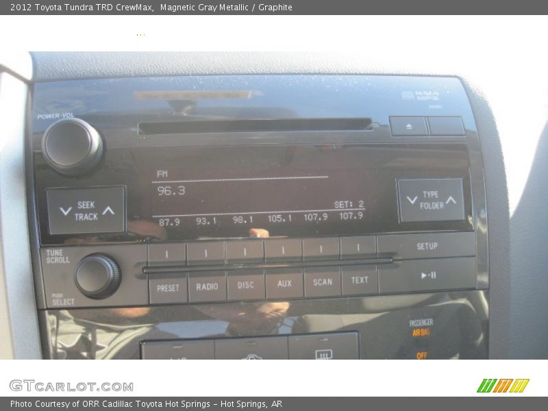 Magnetic Gray Metallic / Graphite 2012 Toyota Tundra TRD CrewMax