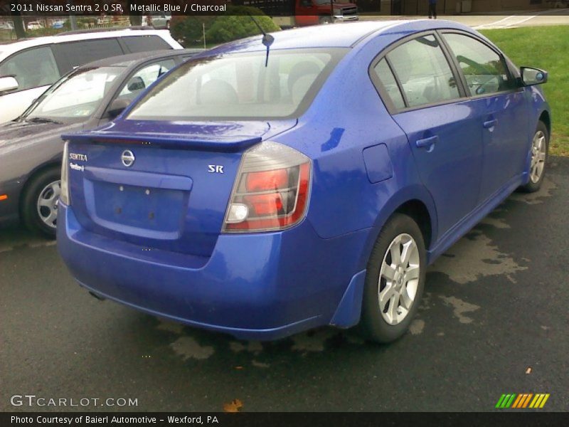 Metallic Blue / Charcoal 2011 Nissan Sentra 2.0 SR