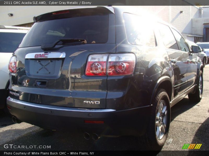 Cyber Gray Metallic / Ebony 2011 GMC Acadia SLE AWD