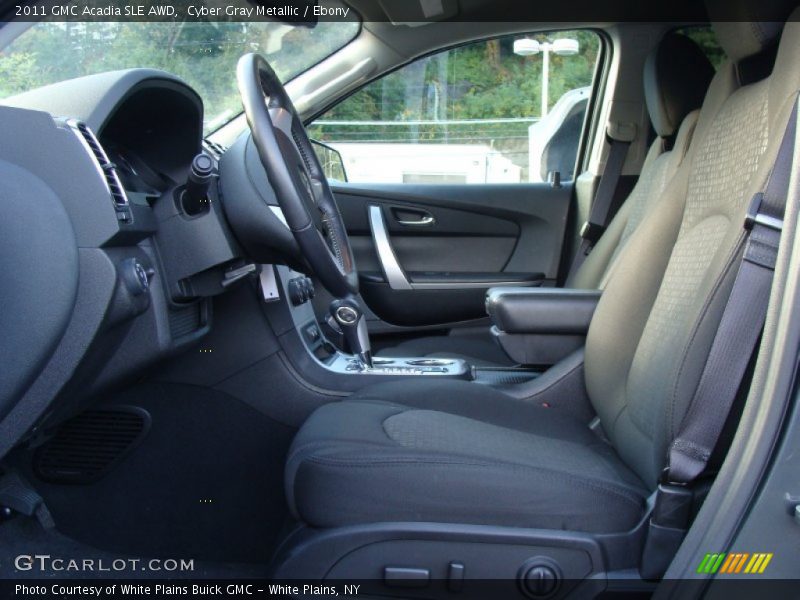 Cyber Gray Metallic / Ebony 2011 GMC Acadia SLE AWD