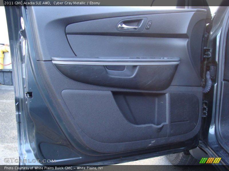 Cyber Gray Metallic / Ebony 2011 GMC Acadia SLE AWD