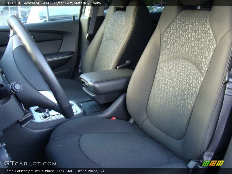 Cyber Gray Metallic / Ebony 2011 GMC Acadia SLE AWD